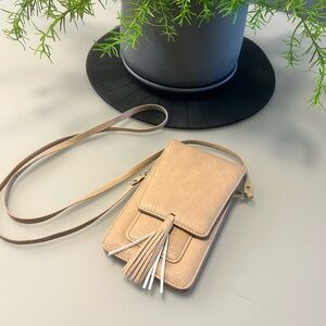 Elegant Tan Crossbody Bag